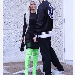 NWT Skims mesh long sleeve maxi dress